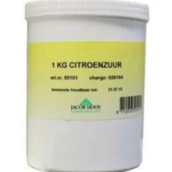3x Jacob Hooy Citroenzuur Meelkristal 1 kg
