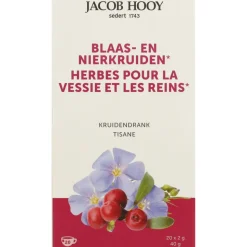 3x Jacob Hooy Thee Blaas en Nierkruiden 20 stuks
