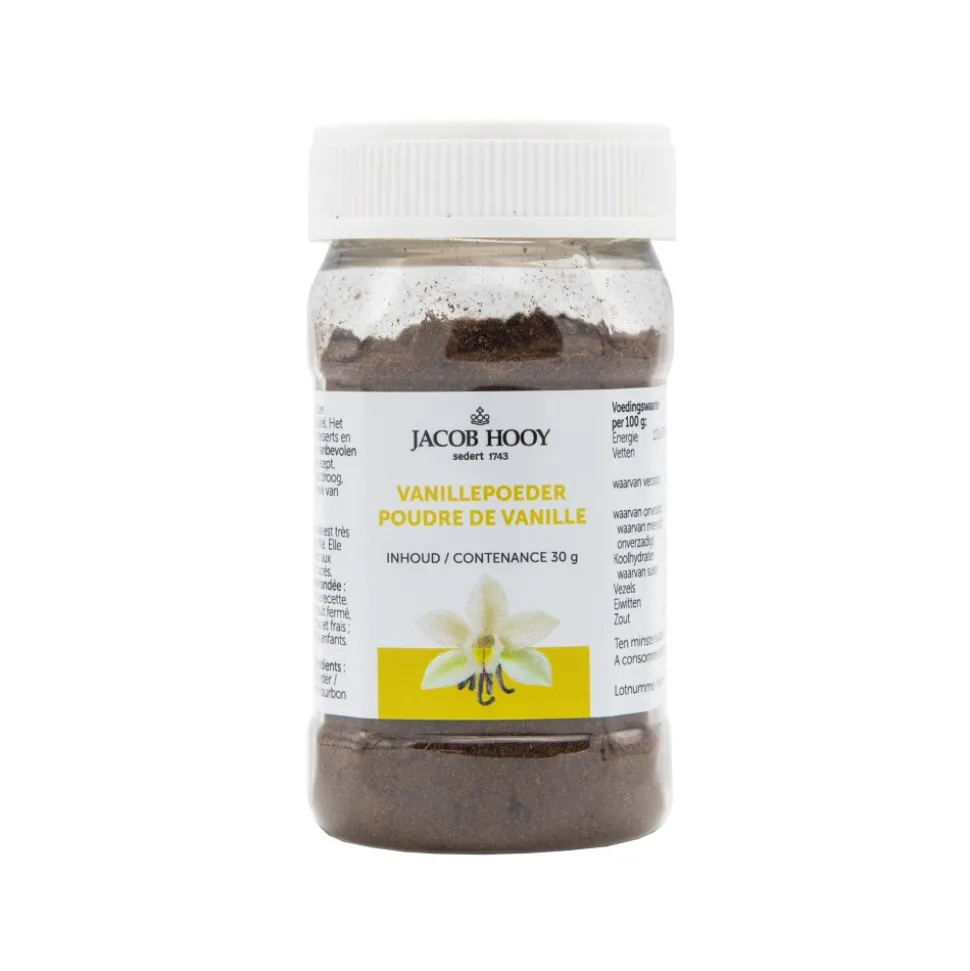 3x Jacob Hooy Vanillepoeder Bourbon 30 gr