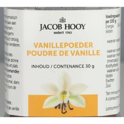 3x Jacob Hooy Vanillepoeder Bourbon 30 gr