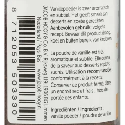 3x Jacob Hooy Vanillepoeder Bourbon 30 gr