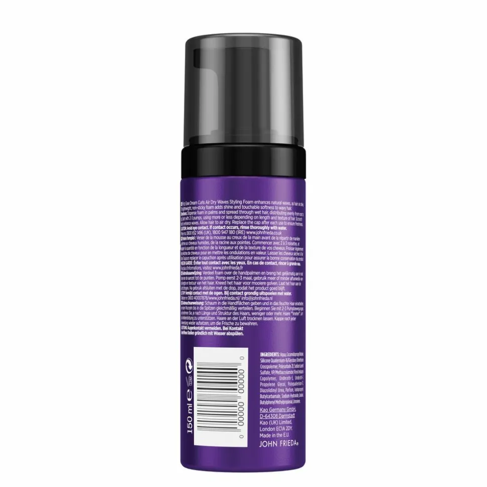 4x John Frieda Frizz Ease Dream Curls Air Dry Waves 150 ml