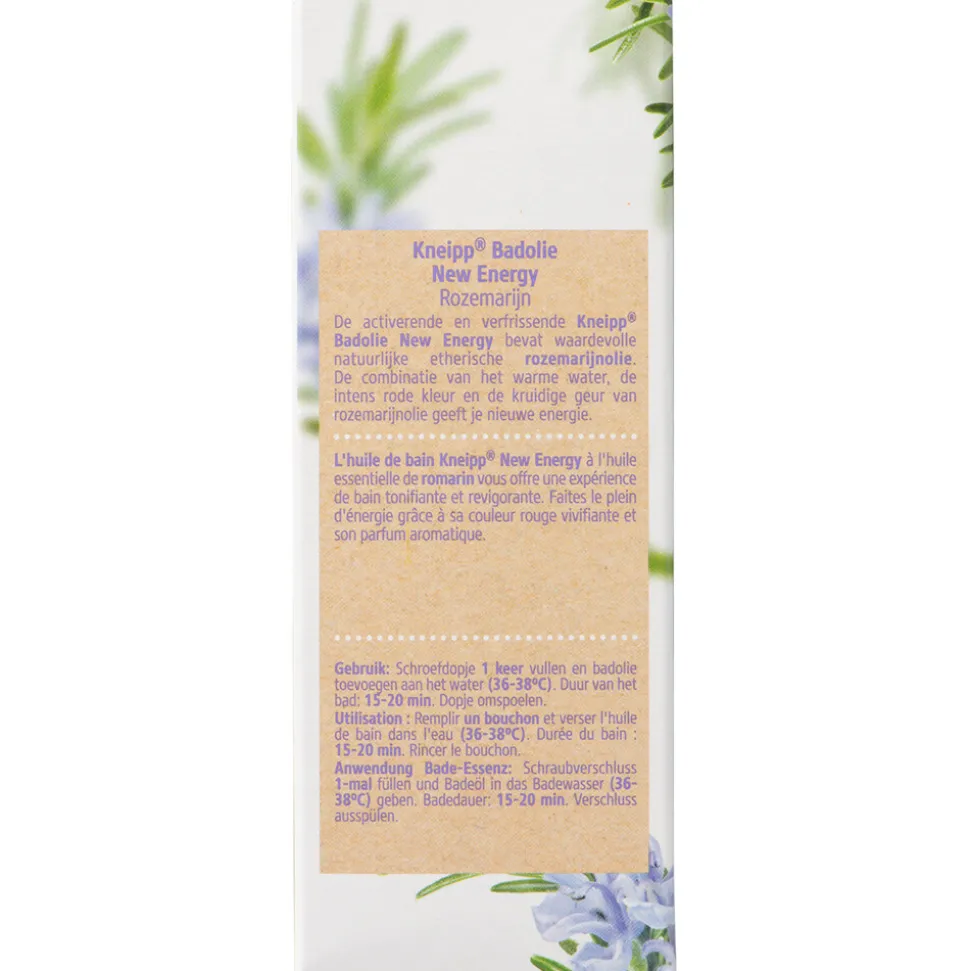 6x Kneipp Badolie New Energy Rozemarijn 100 ml