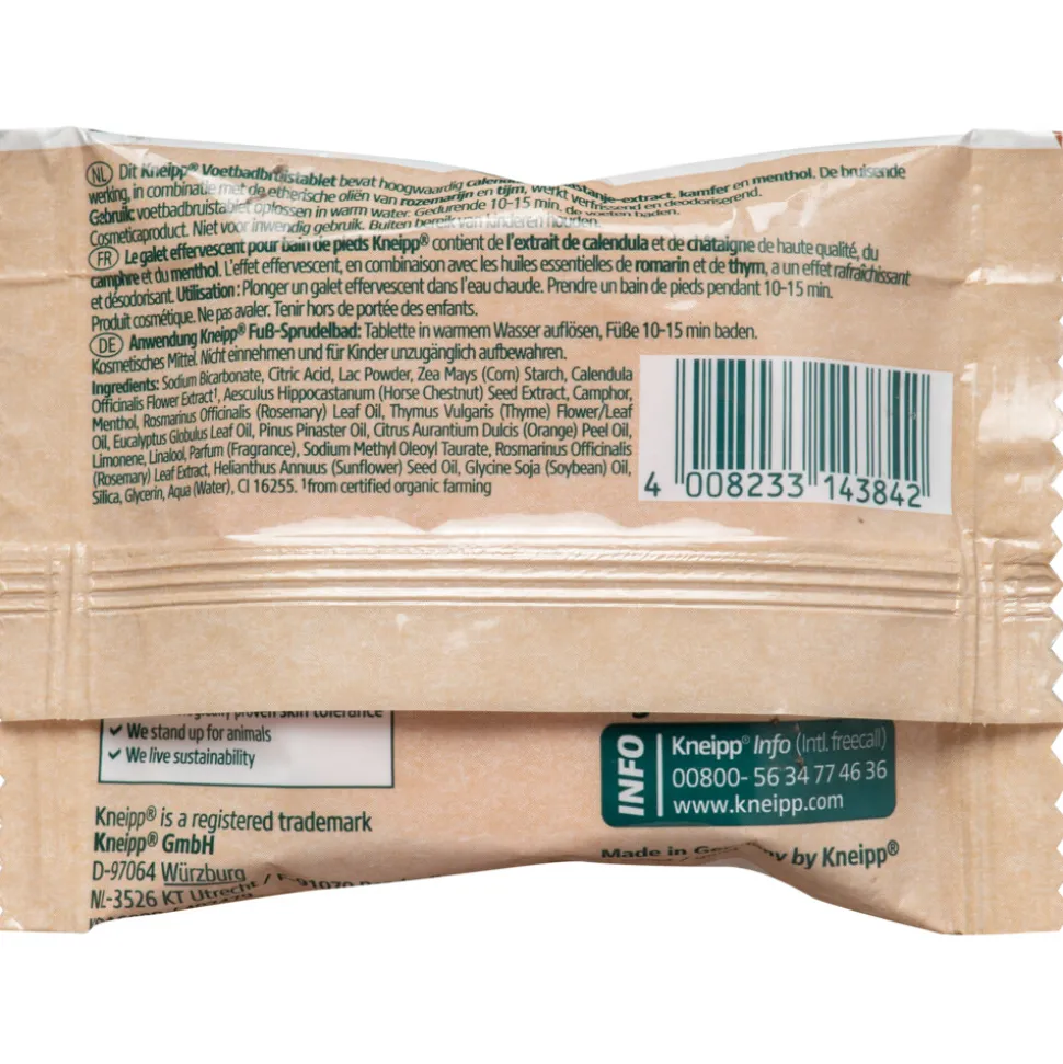 12x Kneipp Voetbadbruistablet Calendula 80 gr