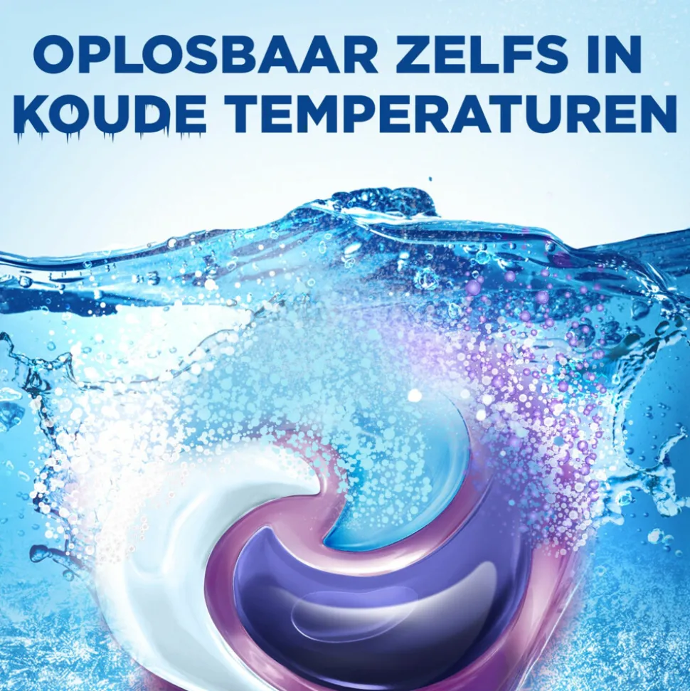 4x Lenor Wasmiddel All-in-1 Pods Zeebries 15 stuks