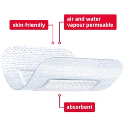 2x Leukoplast Leukomed® Eilandpleister 5 cm x 7,2 cm 5 stuks