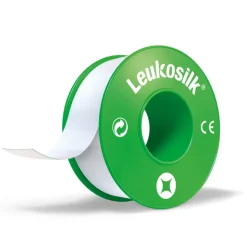3x Leukosilk Hechtpleister 5 mx 1.25cm
