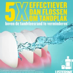 3x Listerine Mondwater Cool Mint Milde Smaak Zonder Alcohol 1 liter