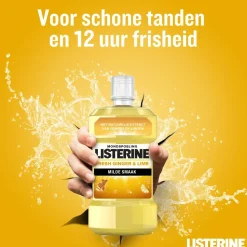 3x Listerine Mondwater Fresh Ginger & Lime 500 ml