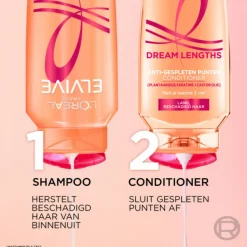 6x L'Oréal Elvive Dream Lengths Conditioner 200 ml