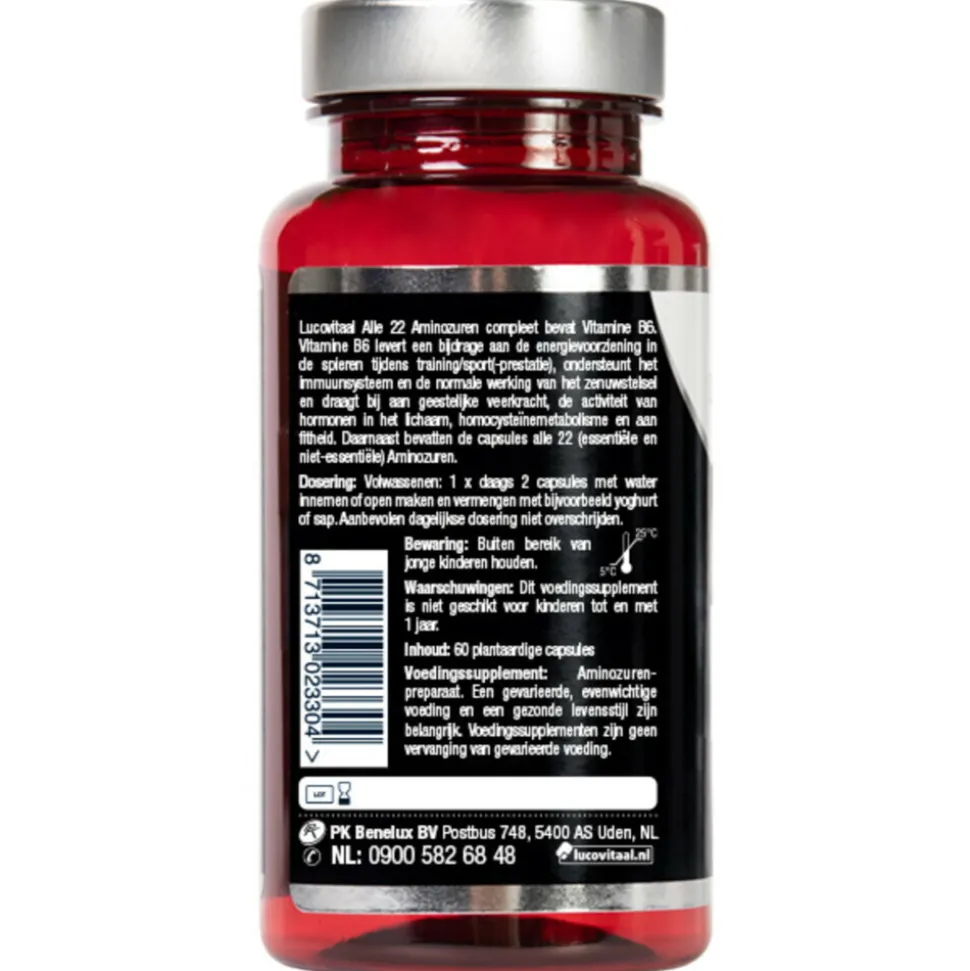 2x Lucovitaal Aminozuren Compleet + Vitamine B6 60 capsules