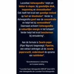 2x Lucovitaal Ashwagandha KSM-66 Super 30 capsules