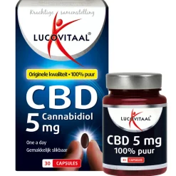 2x Lucovitaal CBD Cannabidiol 5 mg 30 capsules