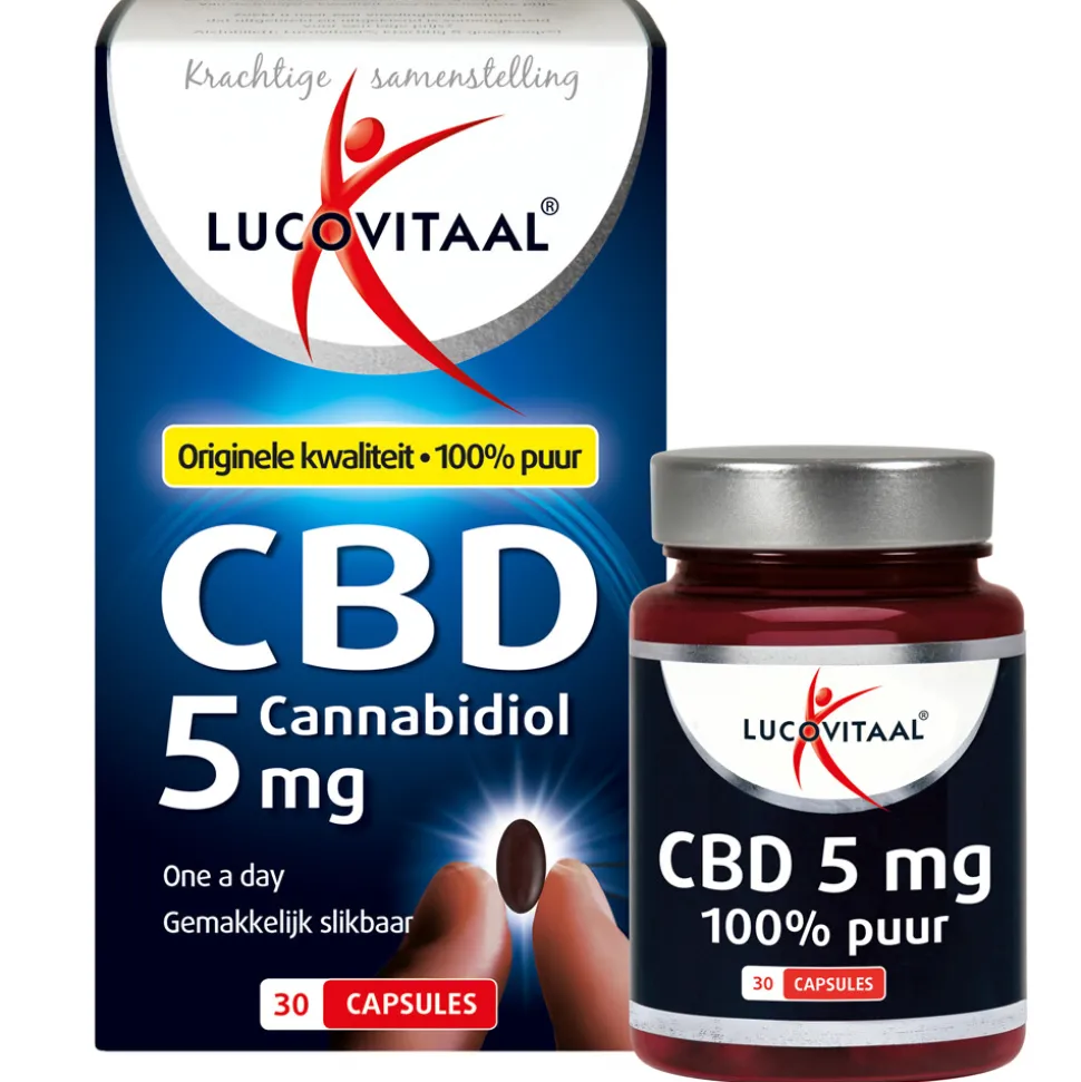 2x Lucovitaal CBD Cannabidiol 5 mg 30 capsules