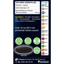 2x Lucovitaal CBD 40 mg capsules 30 capsules