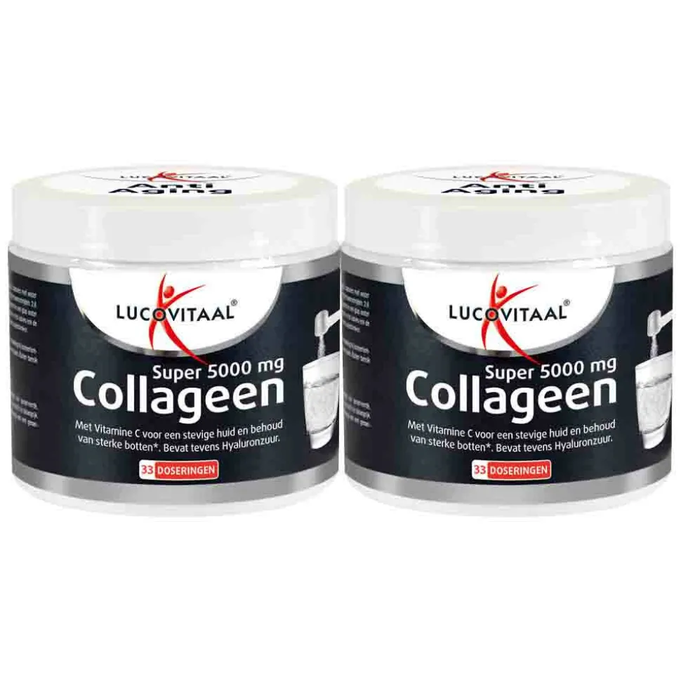 2x Lucovitaal Collageen Super 5000mg Poeder 171,6 gr