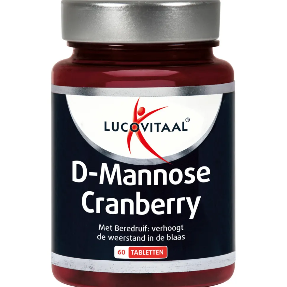 2x Lucovitaal D-Mannose Cranberry Blaasfunctie 60 tabletten