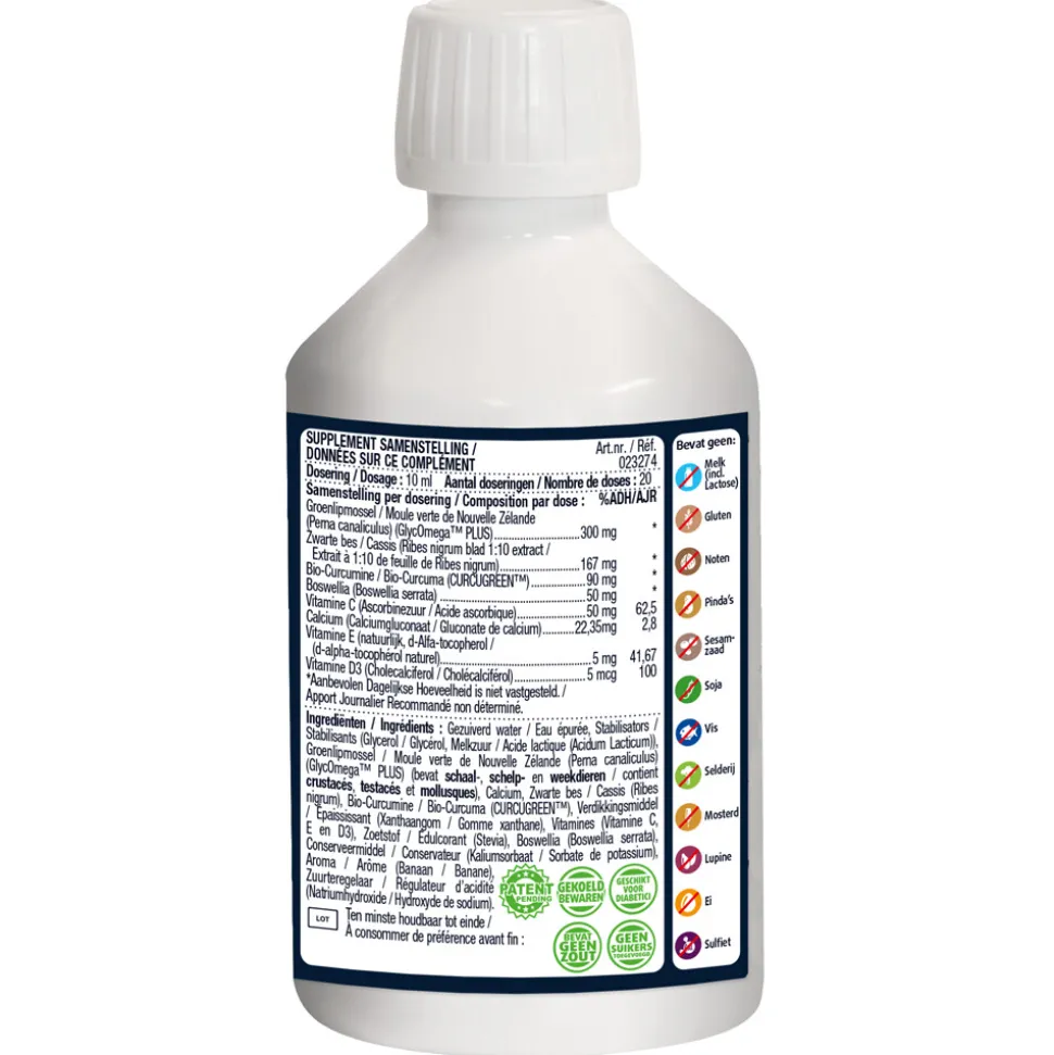 2x Lucovitaal Groenlipmossel Vloeibaar 200 ml