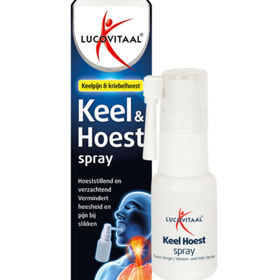 2x Lucovitaal Hoest en Keelspray 20 ml