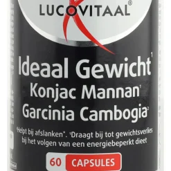6x Lucovitaal Ideaal Gewicht Konjacwortel Garcinia Cambogia 60 capsules