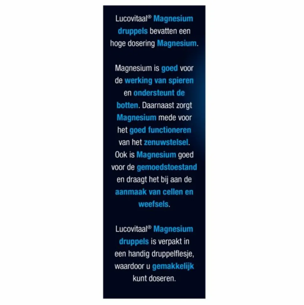 2x Lucovitaal Magnesium Druppels 50 ml