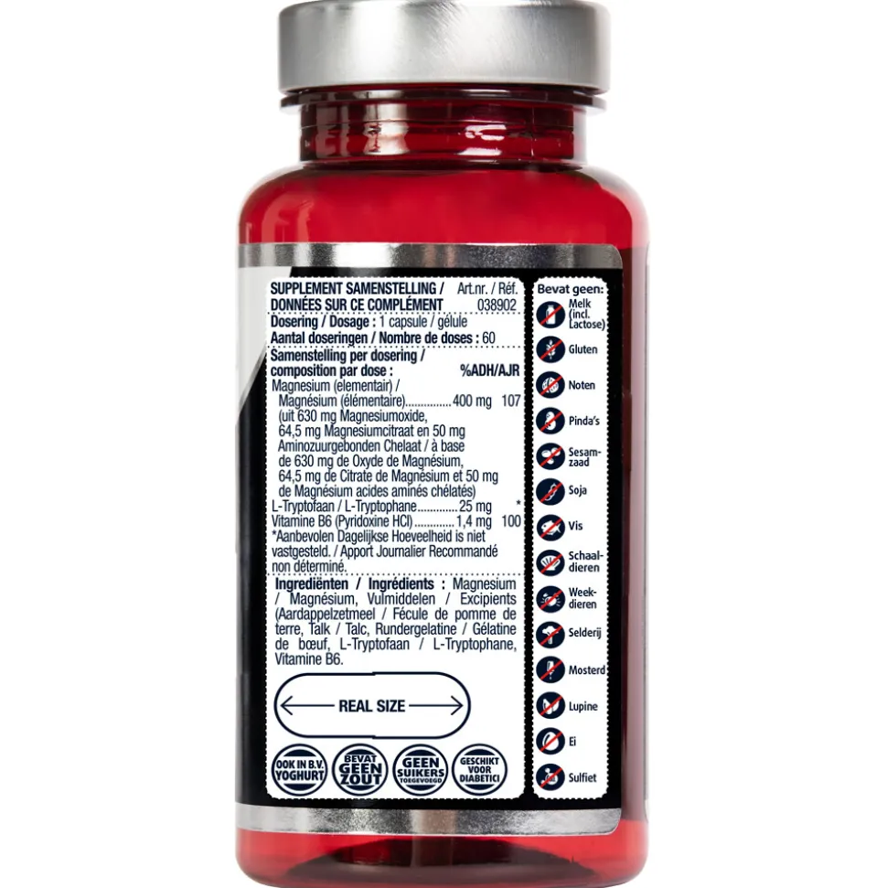 2x Lucovitaal Magnesium 400 L-Tryptofaan 60 capsules