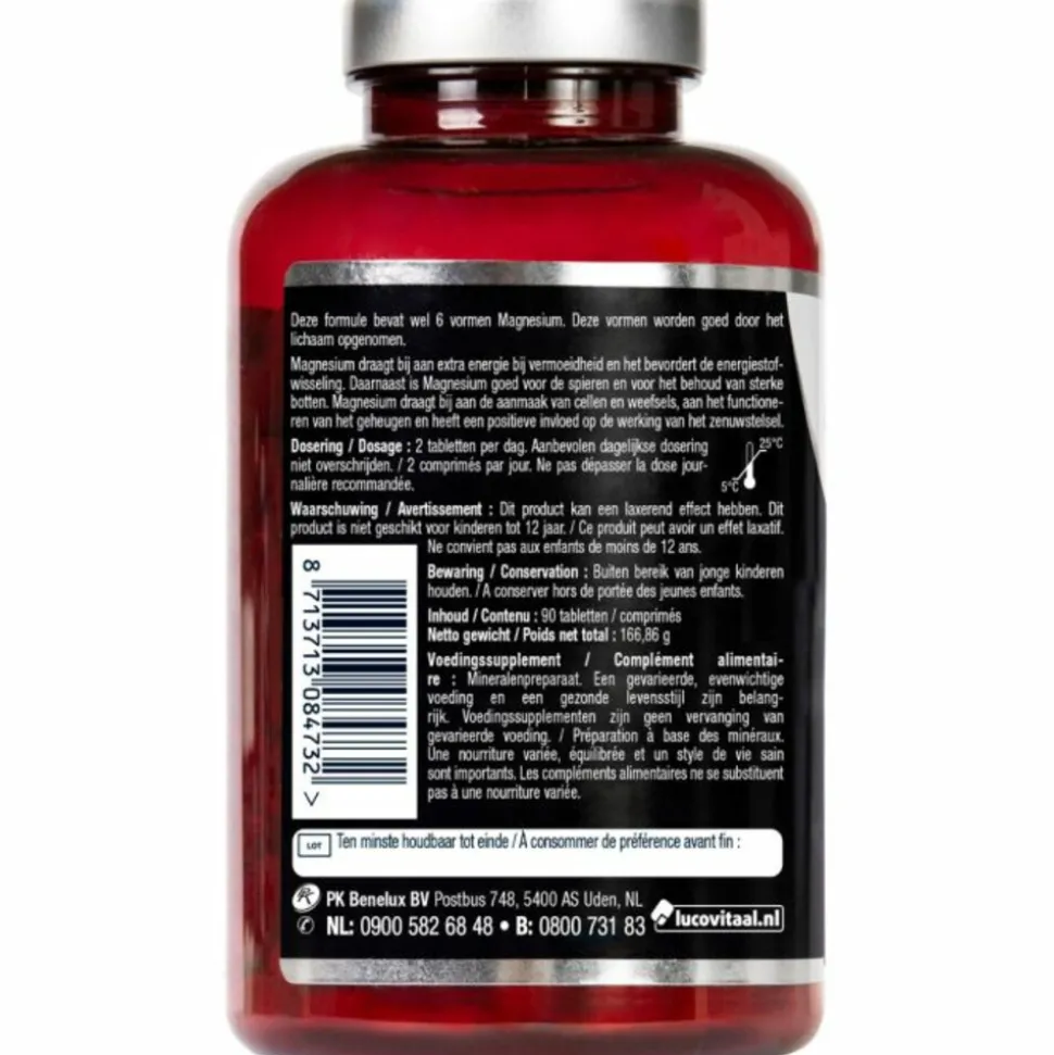 2x Lucovitaal Magnesium Super 6 Complex 90 tabletten