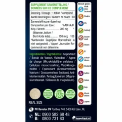 2x Lucovitaal Pure Kelp 60 tabletten