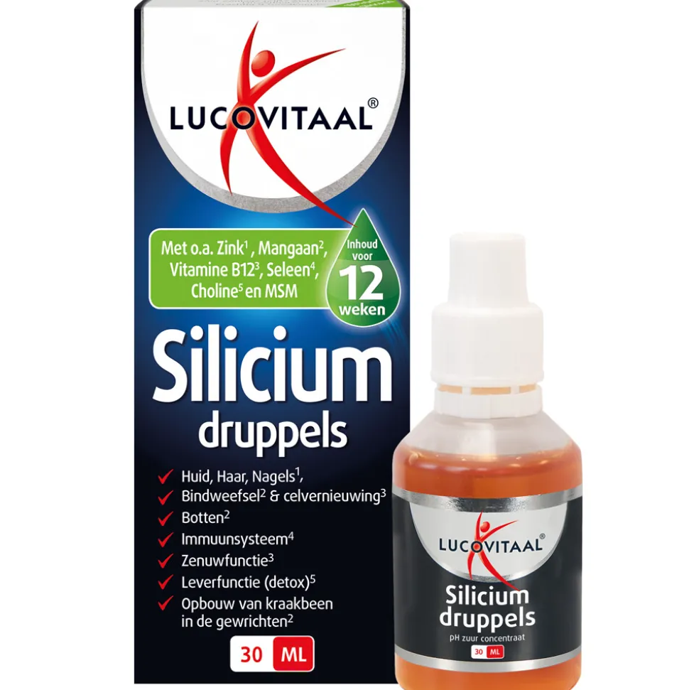 2x Lucovitaal Silicium Druppels 30 ml