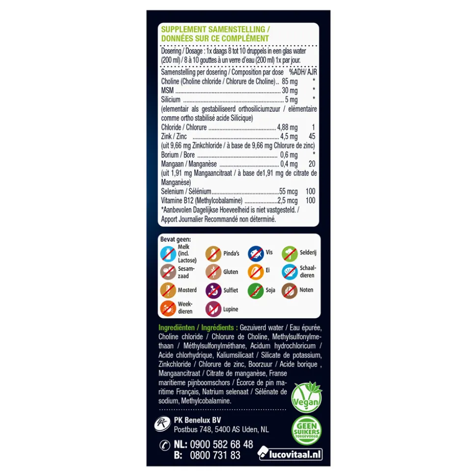 2x Lucovitaal Silicium Druppels 30 ml