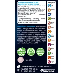 2x Lucovitaal Vitamine B12 1000mcg 60 kauwtabletten