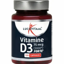 2x Lucovitaal Vitamine D3 75mcg (3000IE) Forte 120 capsules