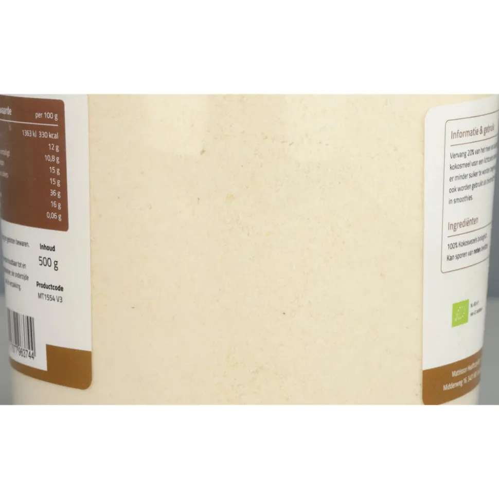 3x Mattisson Kokosmeel Bio 500 gr