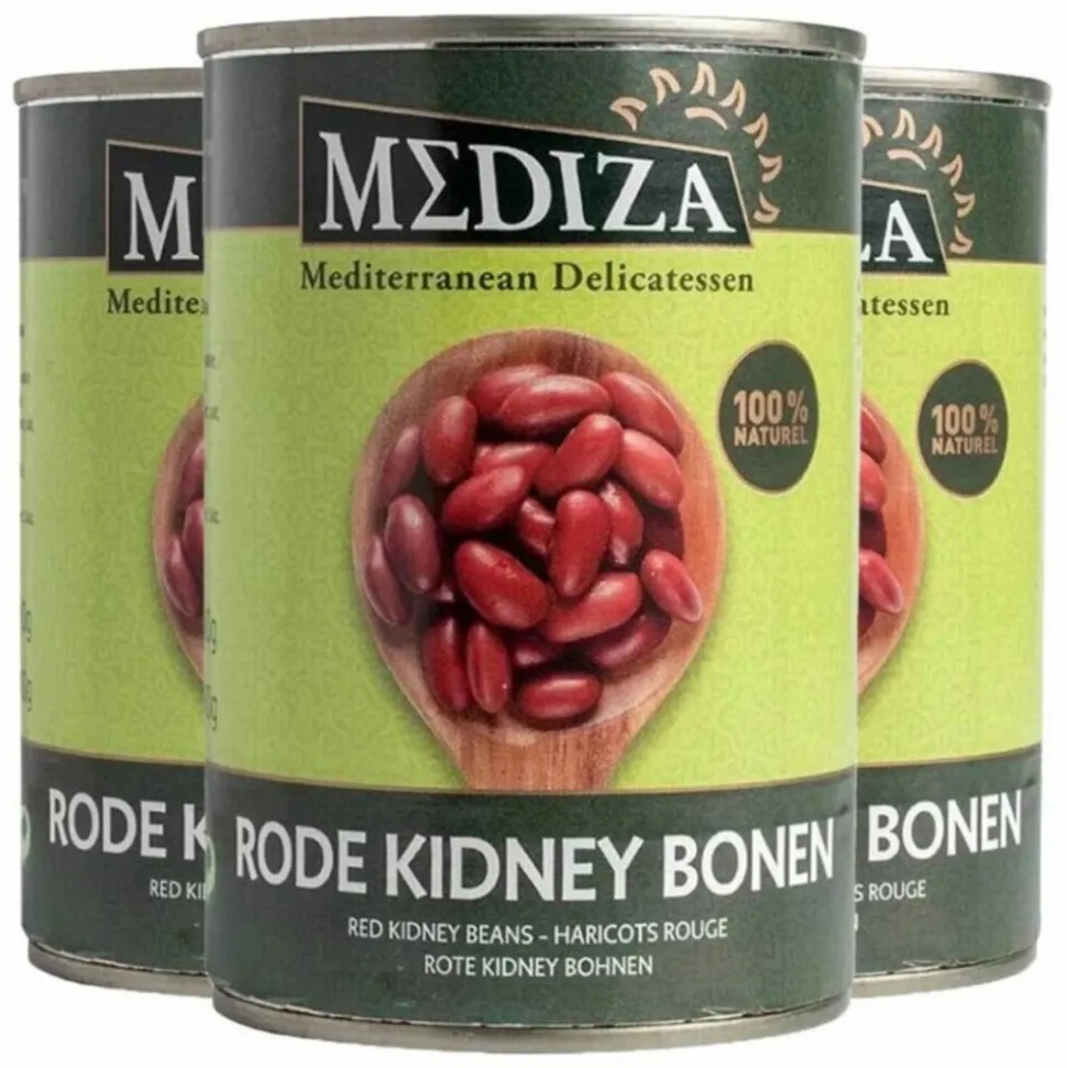 3x Mediza Rode Kidney Bonen 400 gr
