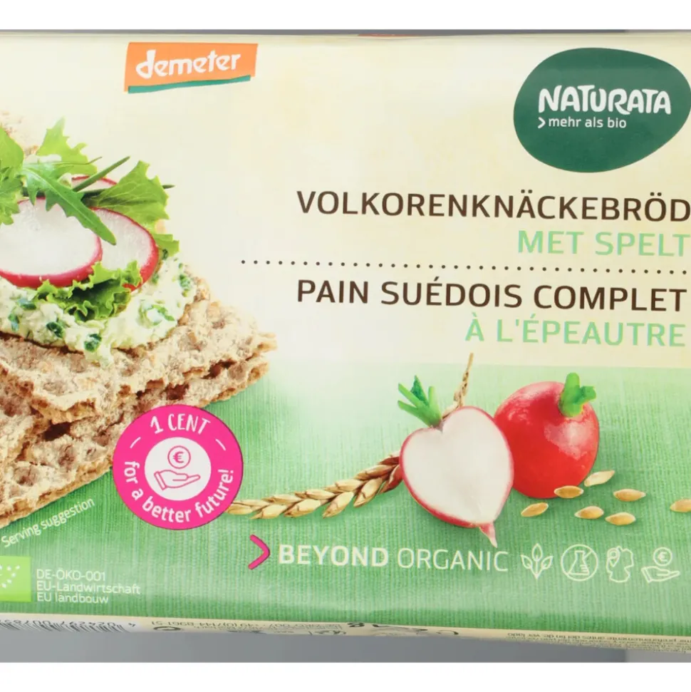 3x Naturata Knackebrod Spelt 250 gr