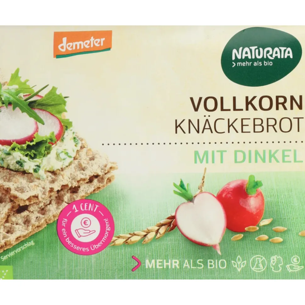 3x Naturata Knackebrod Spelt 250 gr