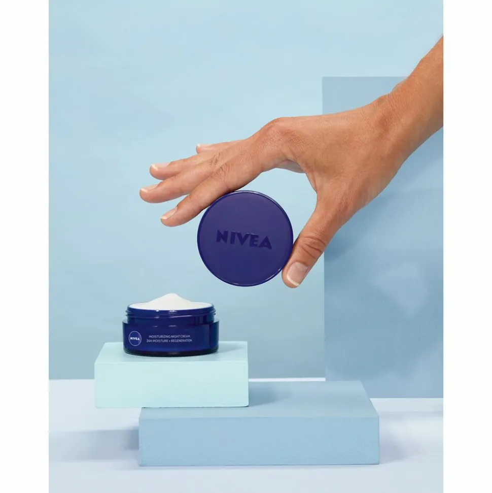 3x NIVEA Nachtcrème Hydraterend 50 ml