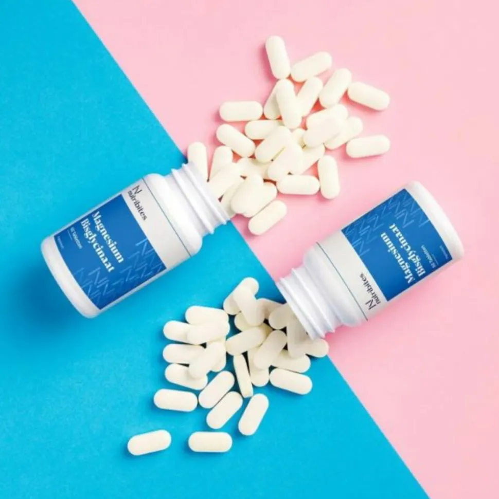 2x Nutribites Magnesium Bisglycinaat 60 tabletten