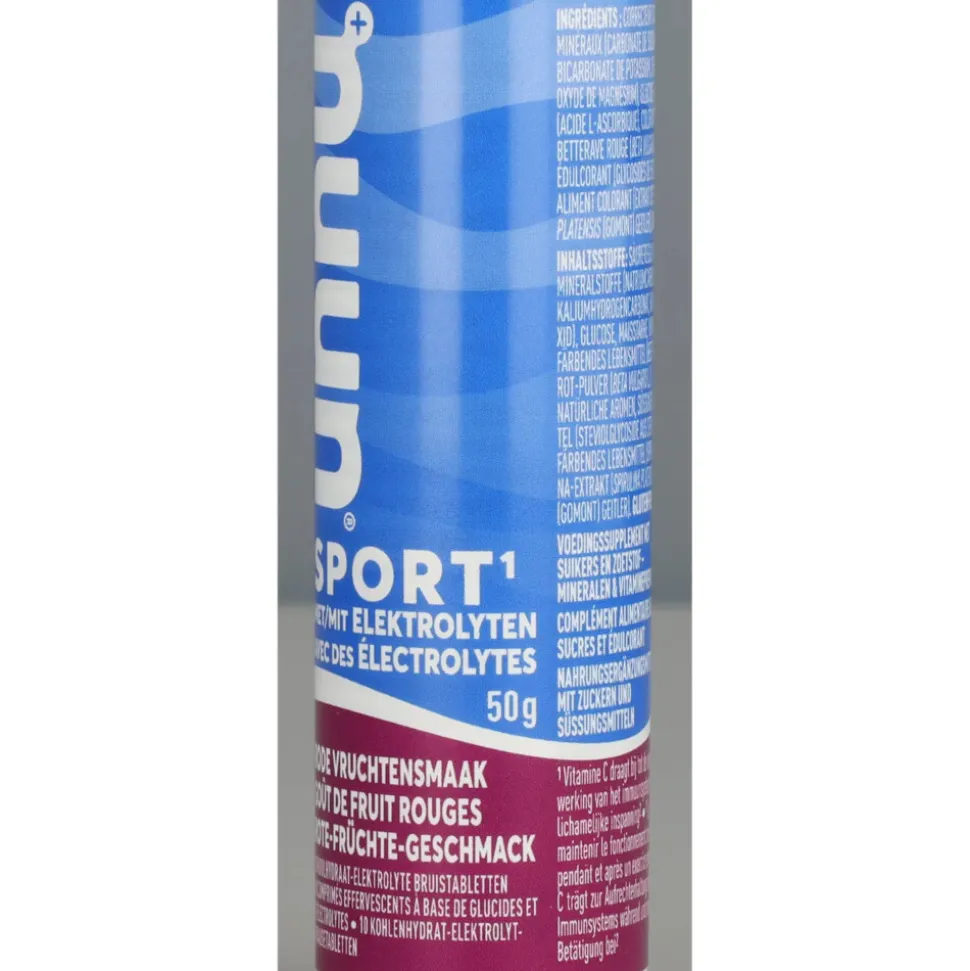 3x Nuun Sport Rode Vruchten 10 bruistabletten