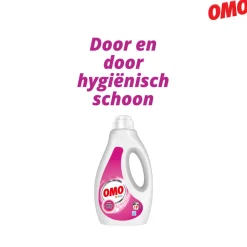 6x OMO Vloeibaar Wasmiddel Kleur 19 Wasbeurten 950 ml