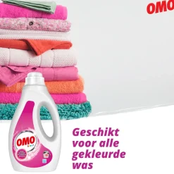 6x OMO Vloeibaar Wasmiddel Kleur 19 Wasbeurten 950 ml