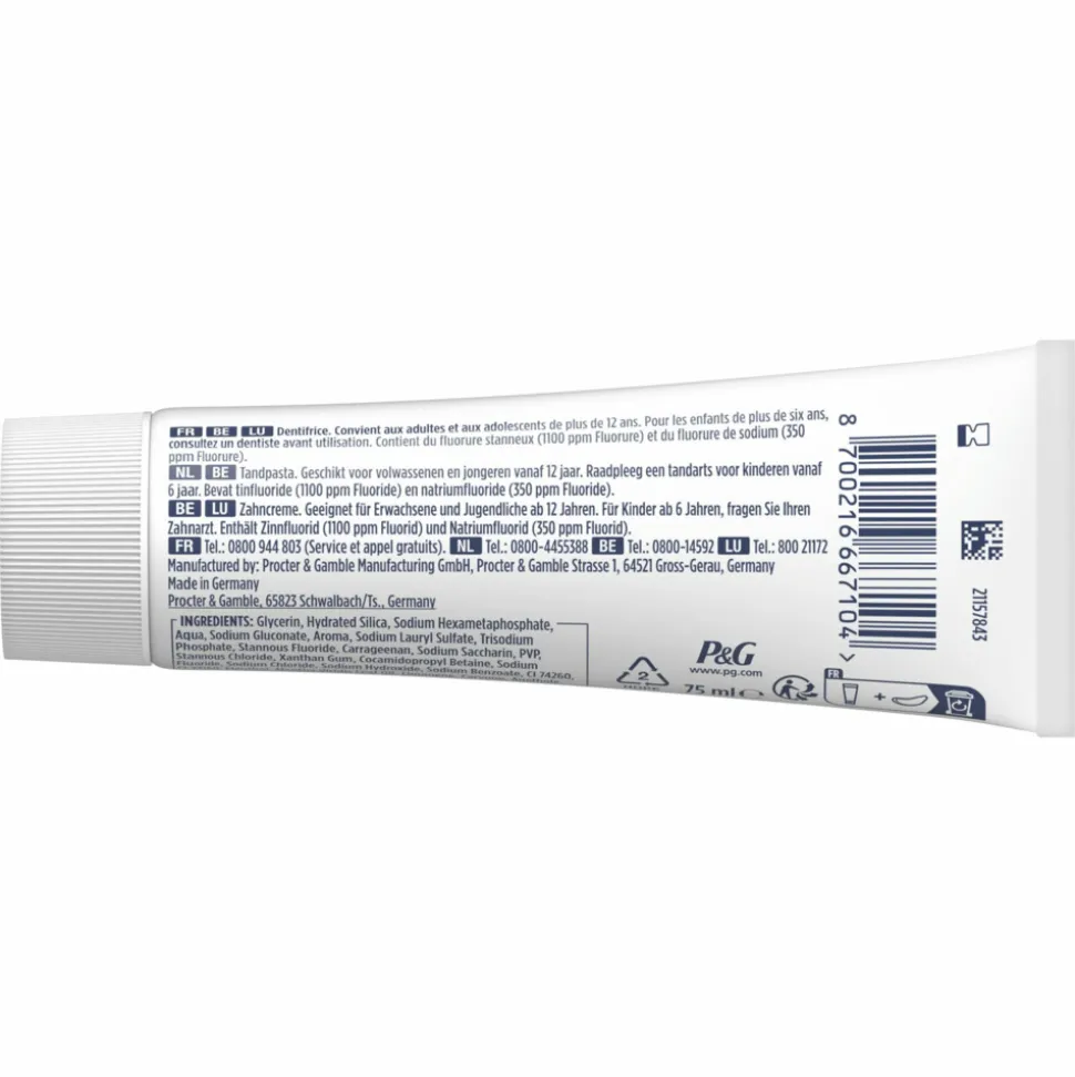 12x Oral-B Tandpasta Pro-Expert Zachte Whitening 75 ml