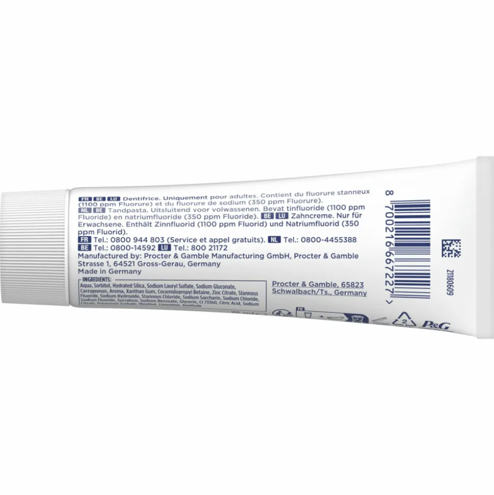 12x Oral-B Tandpasta Professional Bescherming Gevoelige Tanden 75 ml