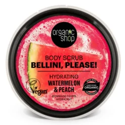 6x Organic Shop Body Scrub Watermelon & Peach 250 ml