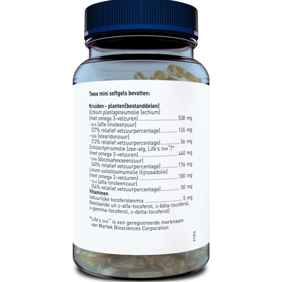2x Orthica Omega 3 Vegan 60 softgels