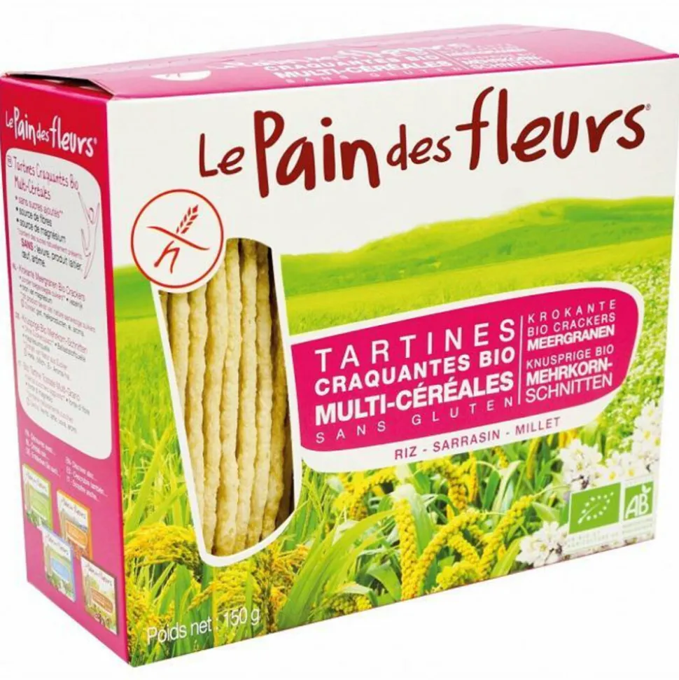 3x Pain fleur Meergranen Cracker Bio 150 gr