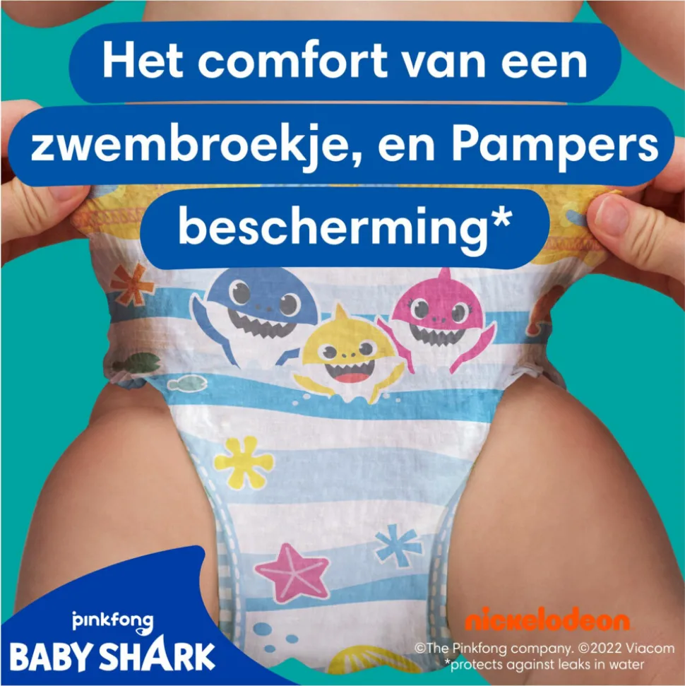 8x Pampers Splashers Zwemluiers Maat 5-6 (14 kg+) 10 stuks