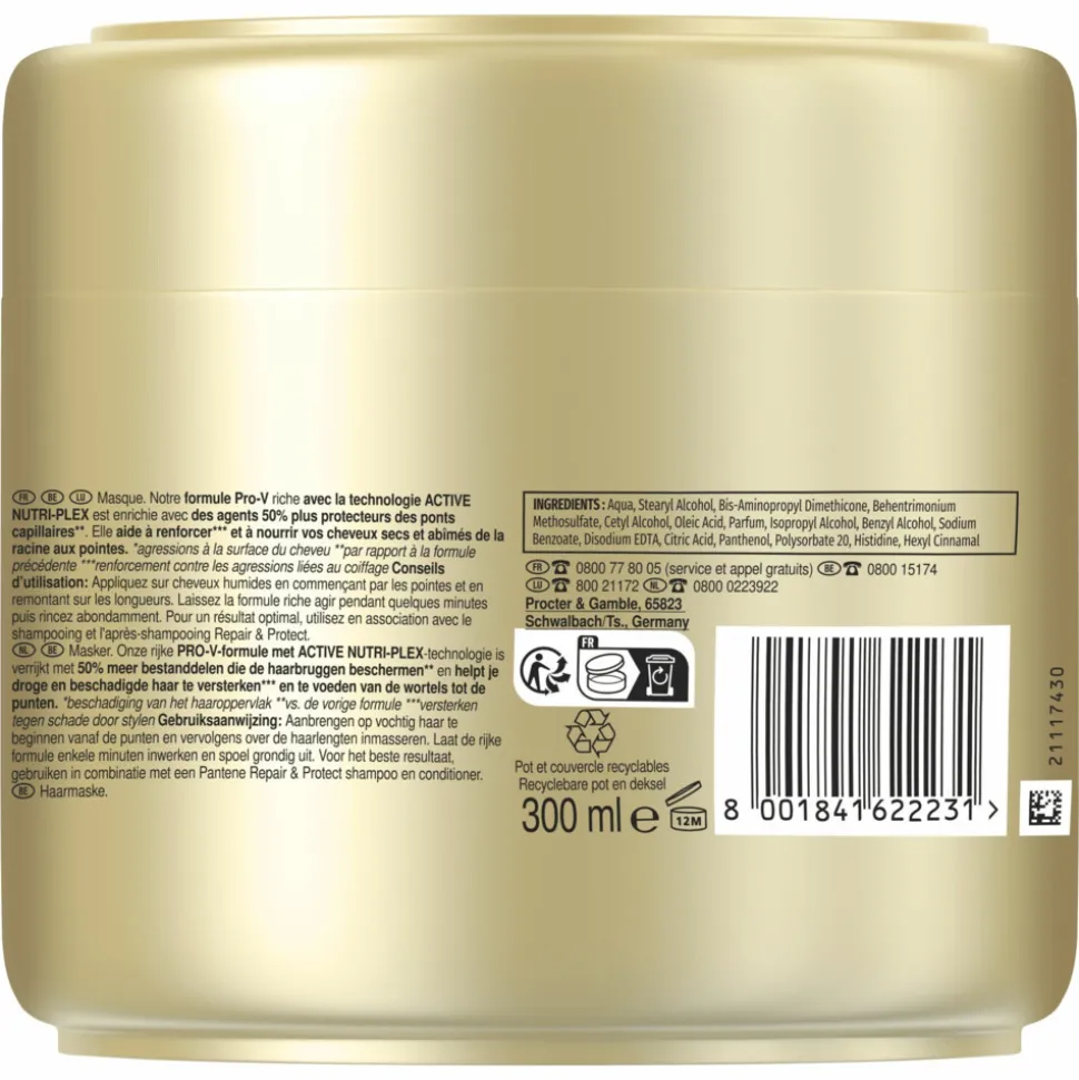 6x Pantene Repair & Protect Haarmasker 300 ml