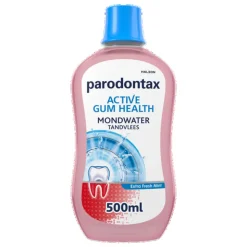 2x Parodontax Active Gum Health Mondwater Extra Fresh 500 ml