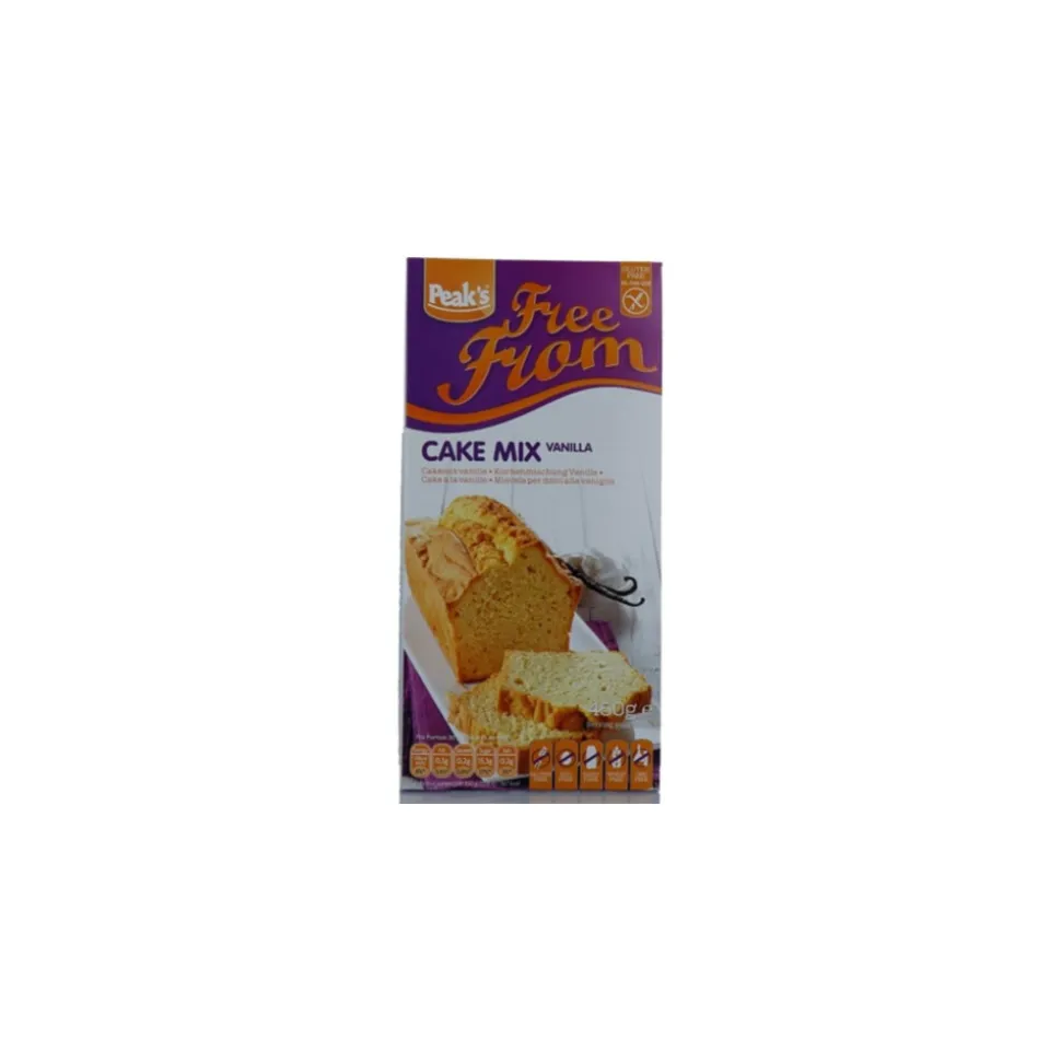 3x Peak's Cakemix Vanille 450 gr